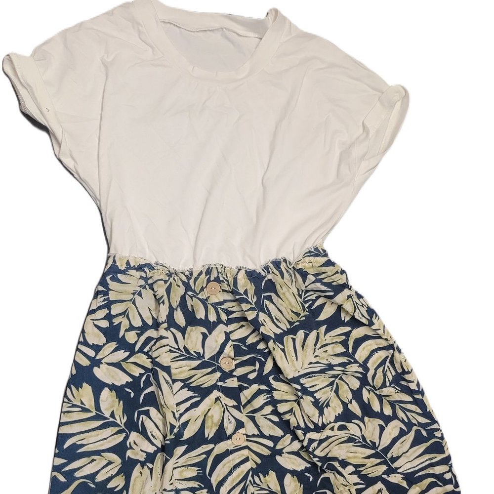 🍃  Leaf print Dress